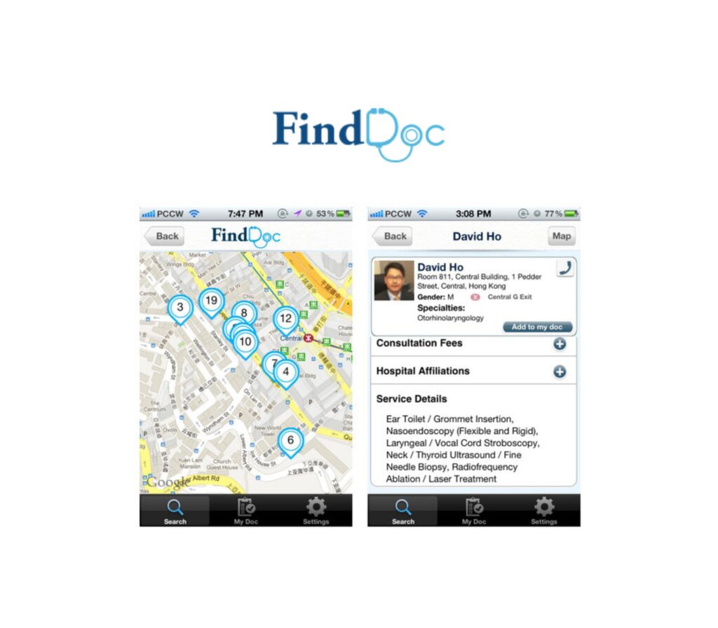 FindDoc – Healthcare Directory Application Development & UI/UX Mobile Engineering