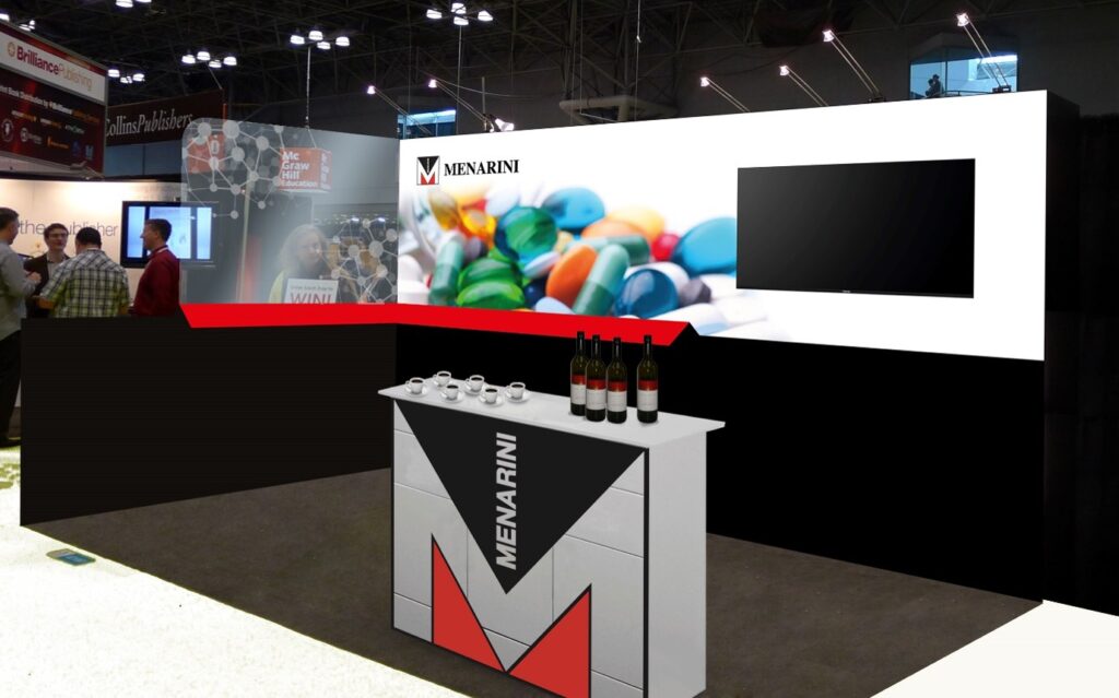 Menarini – Corporate Exhibition Pavilion & B2B Trade Show Spatial Design