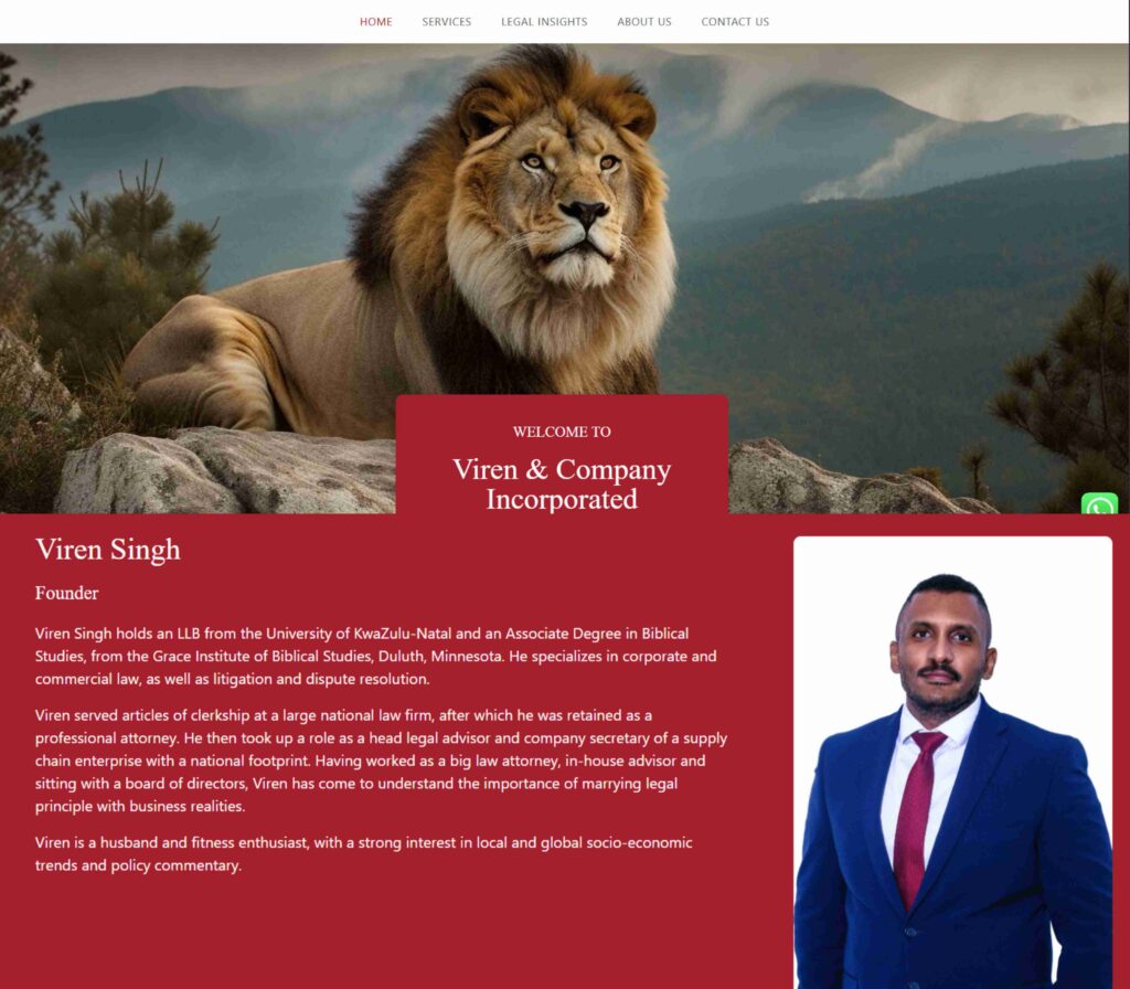 V&Co Law – Legal Practice Web Desing, Digital Brand Strategy